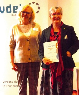 v.l.: Dr. Annette Rommel und Annette Romankiewicz